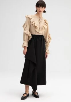 Asymmetric Cupra- Wikkelrok - Black -Only Mode Winkel 0051a865d35e4f9183bce8a23babdfb5