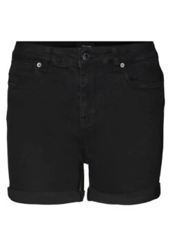 Vero Moda Vmluna Fold Mix - Jeansshort - Black