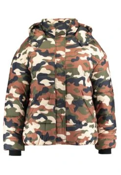 Ladies Boyfriend Camo Puffer - Winterjas - Khaki -Only Mode Winkel 00fe978f1a0d4f76a0318ed8c22b0941