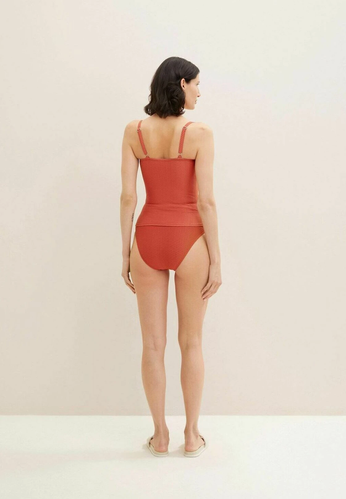 Tom Tailor Tankini Mit Struktur - Bikinitop - Burned Red 2 Tom Tailor Tankini Mit Struktur - Bikinitop - Burned Red - Afbeelding 2