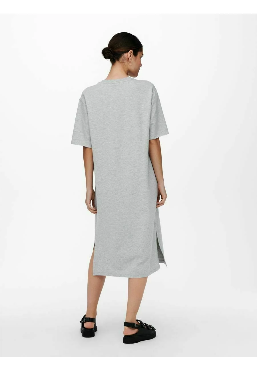 ONLY Jurk - Light Grey Melange 3 ONLY Jurk - Light Grey Melange - Afbeelding 3