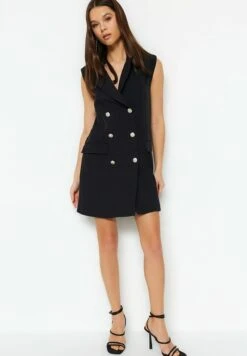 Trendyol Stijlvol / Nacht - Blousejurk - Black -Only Mode Winkel 01edd3b7ddc94e4e9a4e7782326bde80