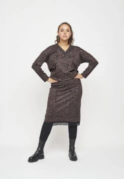 A-Lijn Rok - Rum Brown