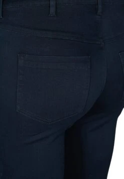 Zizzi AmyMit Hoher Taille - Slim Fit Jeans - Dark-Blue Denim -Only Mode Winkel 020d090d5c3b41a5a37ed2d05cabd682