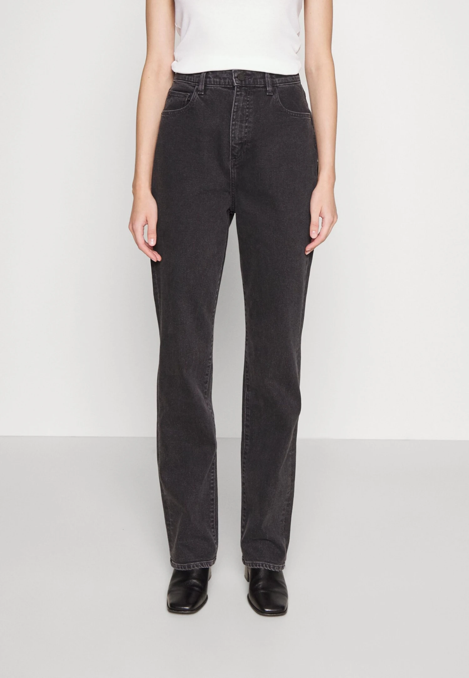 DL1961 Straight Leg Jeans - Black Denim 1 DL1961 Straight Leg Jeans - Black Denim