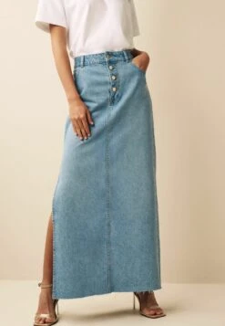 Next Button Front Side Split Standard - Maxirok - Mid Blue