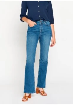 LOLALIZA High-Waisted - Flared Jeans - Blue