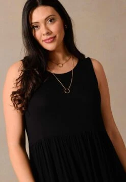 Sleeveless- Jerseyjurk - Black -Only Mode Winkel 02f47a36b0494ff1849cc274da725991