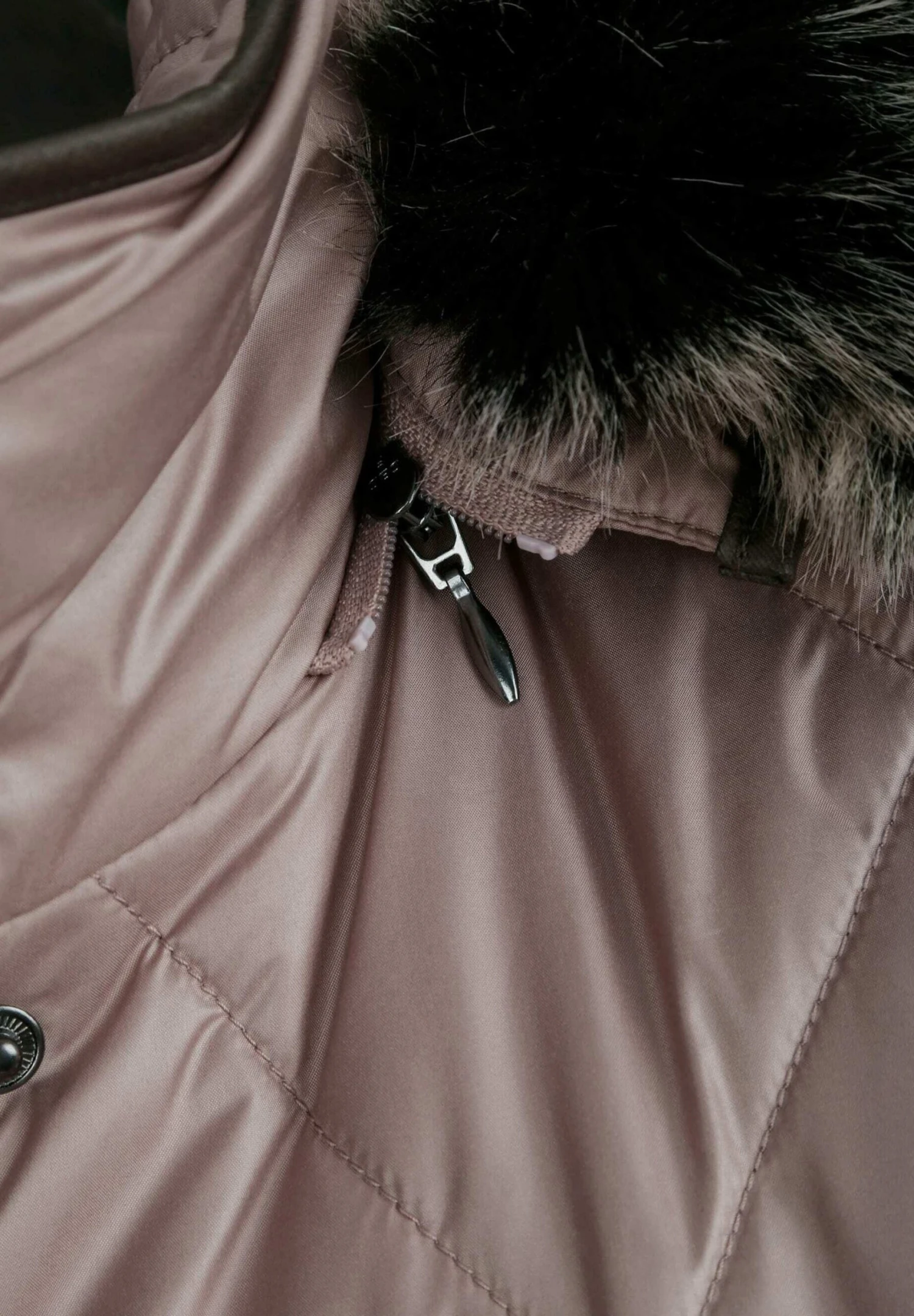 Winterjas - Rosé 3 Winterjas - Rosé - Afbeelding 3