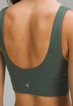 Lululemon Align V-Neck C/D Black - Sport-Bh Met Light Support - Dark Forest -Only Mode Winkel 037dfacb7ff54ca182e28cc8b348f028