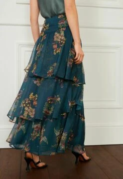 Next Tiered Midi Standard - Maxirok - Preen Navy Blue Floral -Only Mode Winkel 03ec9a0f9395465a9575b7cc8a6324ba