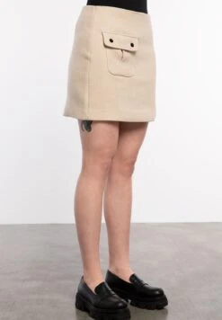 Minirok - Beige -Only Mode Winkel 042f0c61c7e5413ba61aa791faac46da