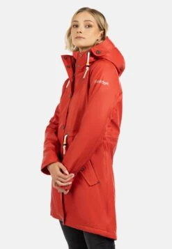 Schmuddelwedda Regenmantel Mit Webpelzfutter In Teddyoptik Kilata - Parka - Rot -Only Mode Winkel 047855741fe14ab991a8f7534ac27b3a