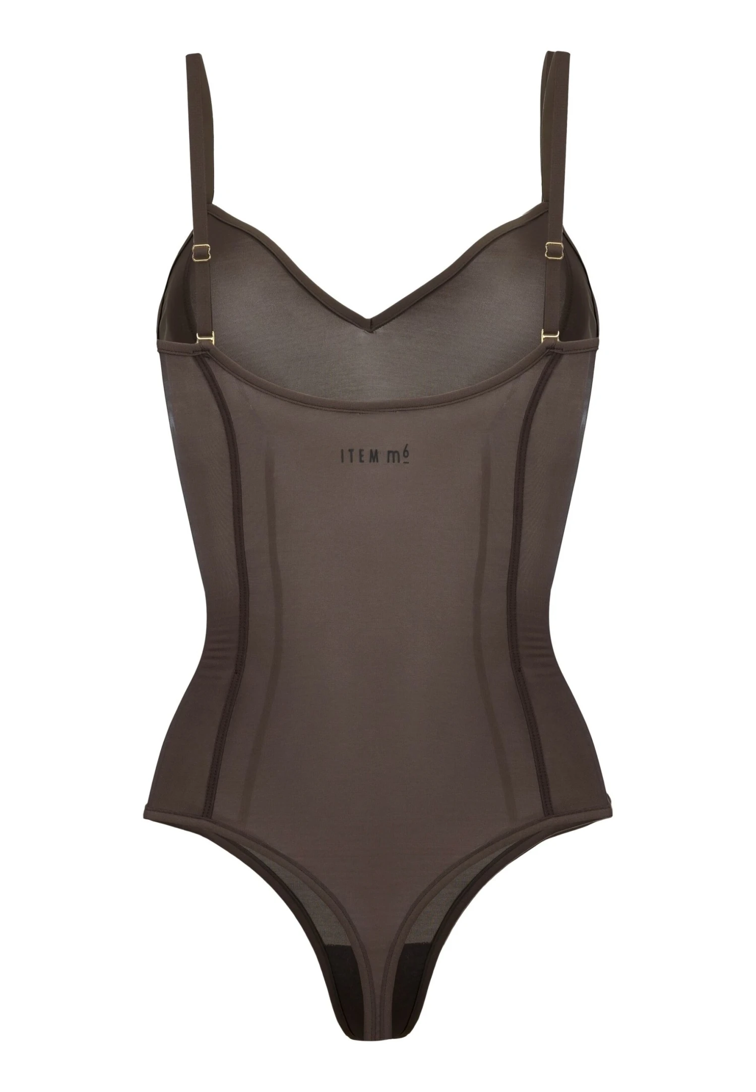 String All Mesh - Body - Cacao 5 String All Mesh - Body - Cacao - Afbeelding 5