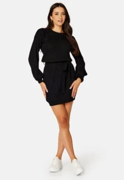 Amira - Gebreide Jurk - Black -Only Mode Winkel 05210033aa5c493f930987f77b6a9263