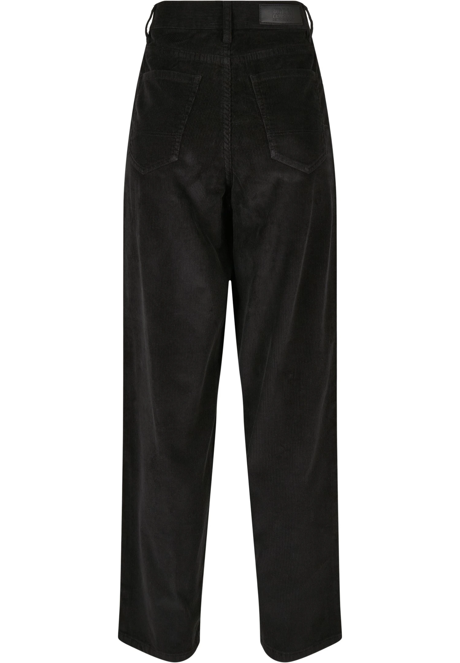 URBAN CLASSICS Ladies High Waist 90´S Wide Leg Corduroy Pants - Broek - Black 9 URBAN CLASSICS Ladies High Waist 90´S Wide Leg Corduroy Pants - Broek - Black - Afbeelding 9