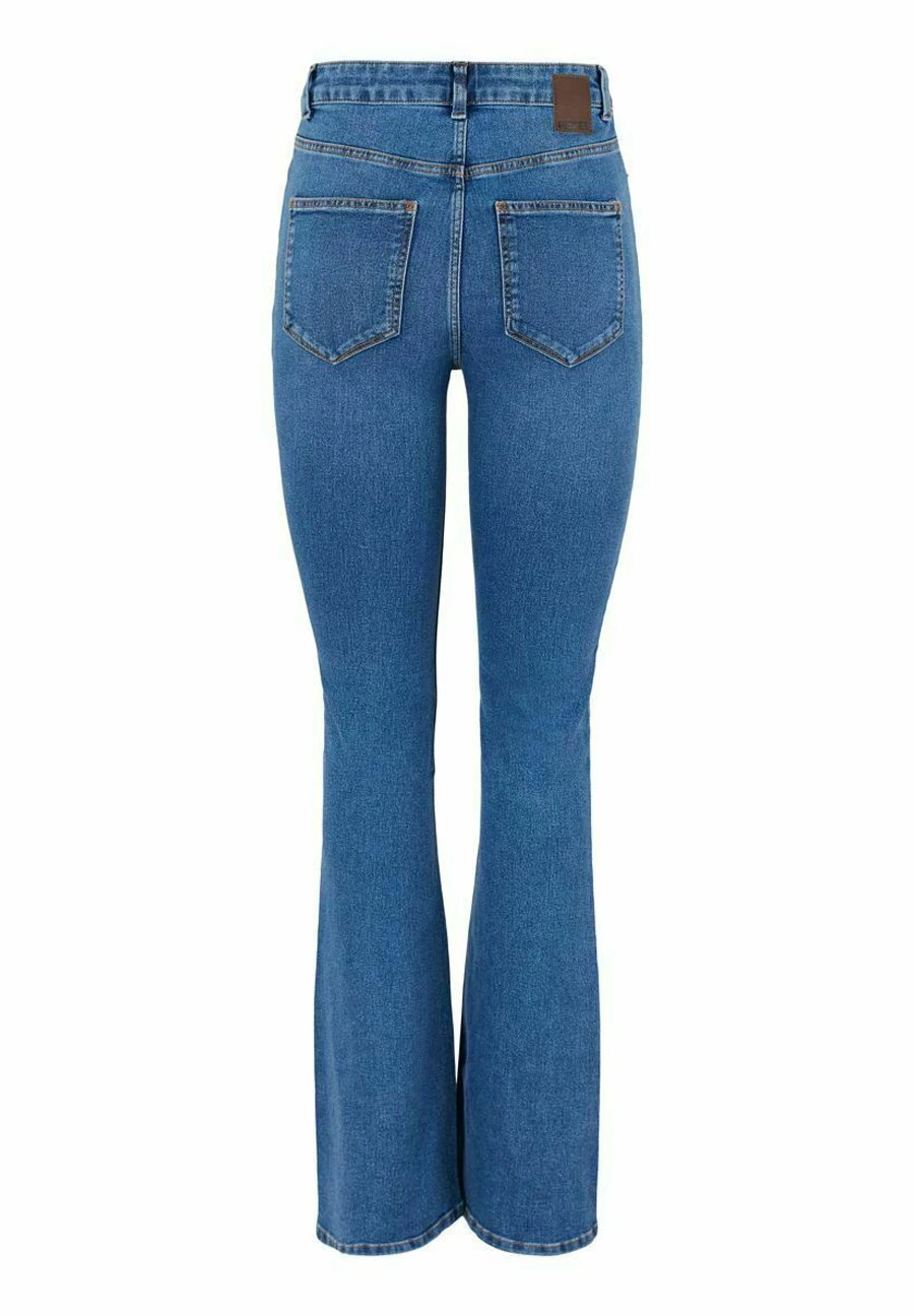 Pieces Flared Jeans - Medium Blue Denim 2 Pieces Flared Jeans - Medium Blue Denim - Afbeelding 2