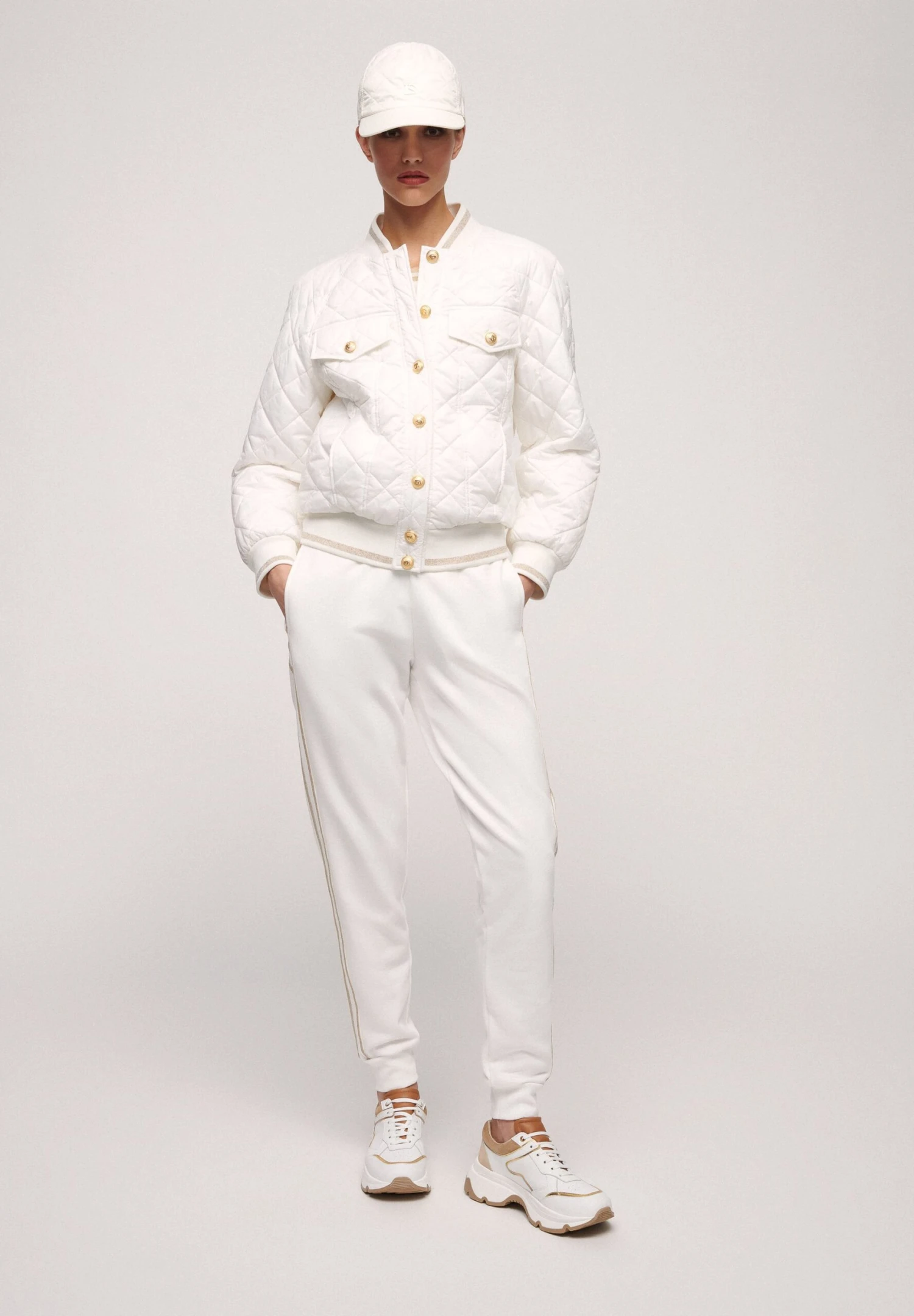 LUISA SPAGNOLI Abete - Trainingsbroek - Panna 1 LUISA SPAGNOLI Abete - Trainingsbroek - Panna