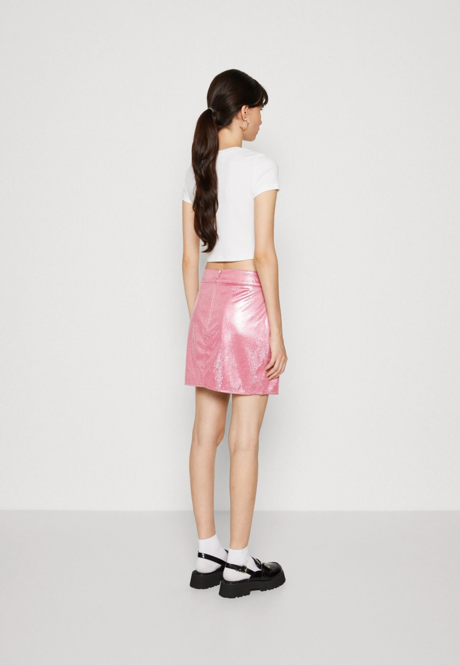 Gina Tricot Skirt - Minirok - Pink 3 Gina Tricot Skirt - Minirok - Pink - Afbeelding 3
