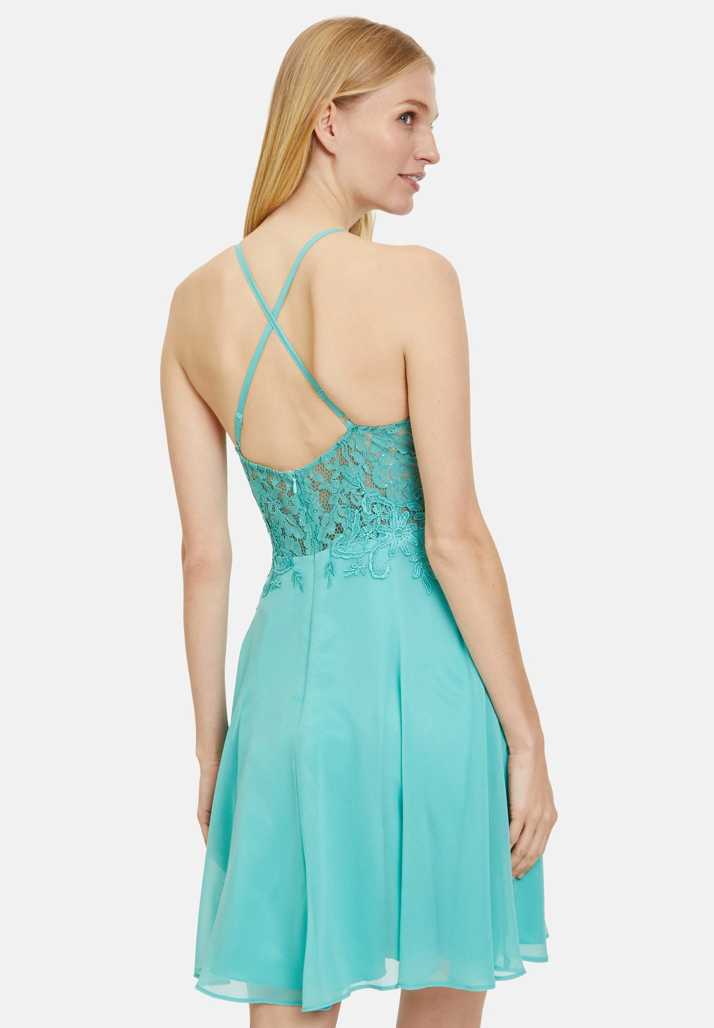 Vera Mont Aben Mit - Cocktailjurk - Agate Green 3 Vera Mont Aben Mit - Cocktailjurk - Agate Green - Afbeelding 3