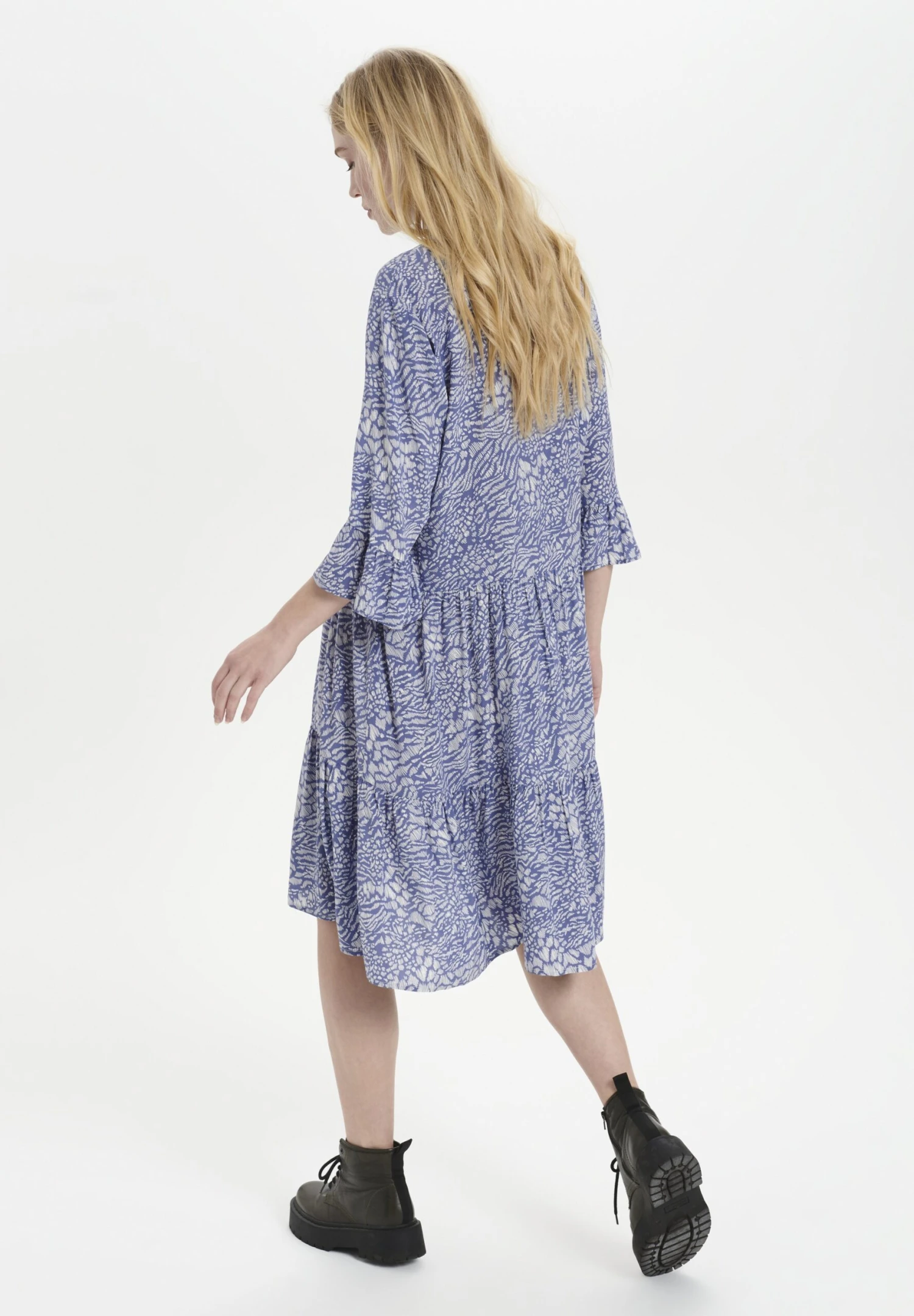 Saint Tropez Eda- Jurk - Velvet Stroke 3 Saint Tropez Eda- Jurk - Velvet Stroke - Afbeelding 3