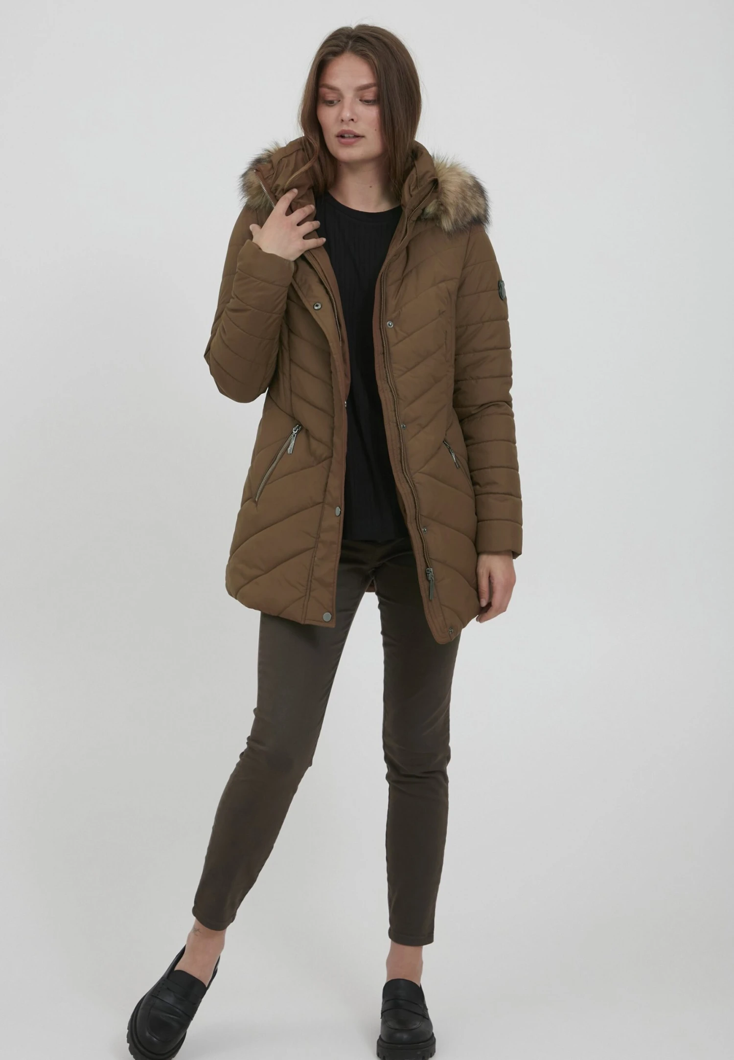 Fransa Frbavest 2 Outerwear - Winterjas - Gold Brown 2 Fransa Frbavest 2 Outerwear - Winterjas - Gold Brown - Afbeelding 2