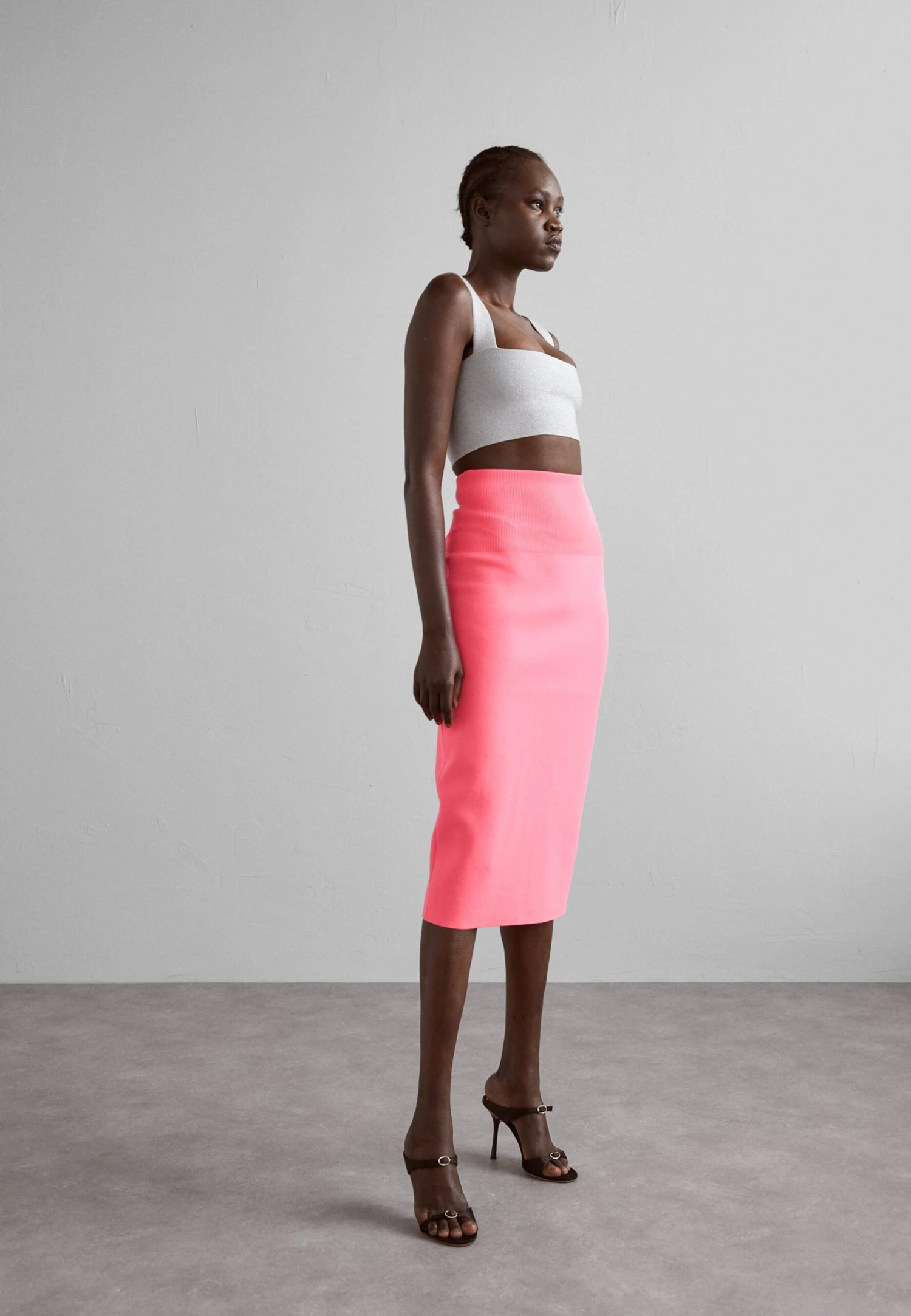 Victoria Beckham Bodyline Fitted Skirt - Kokerrok - Pink 2 Victoria Beckham Bodyline Fitted Skirt - Kokerrok - Pink - Afbeelding 2