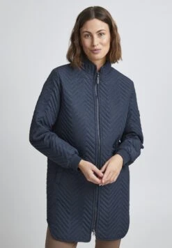 Fransa Fresfimo - Halflange Jas - Dark Peacoat