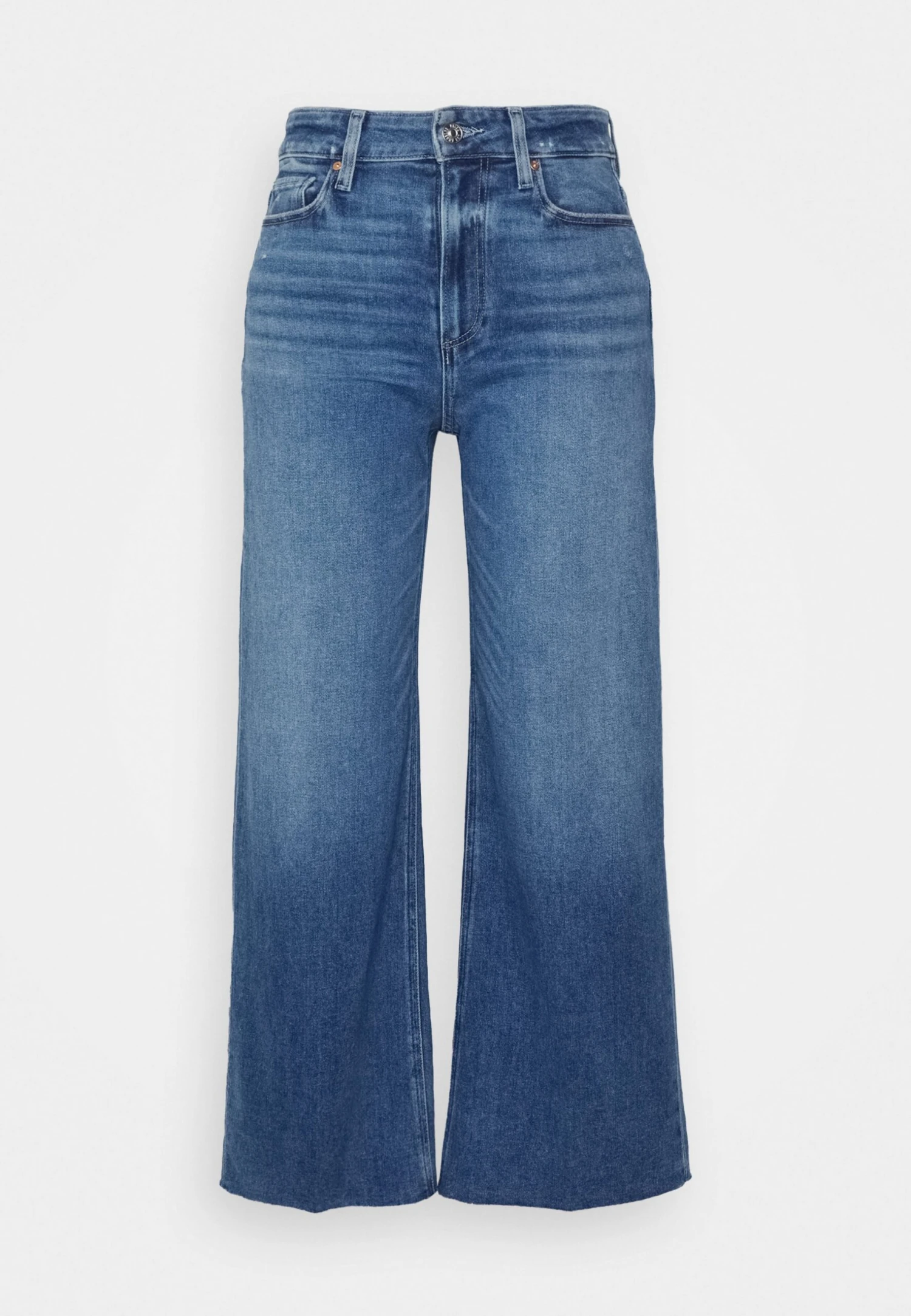 Paige Anessa Raw Hem - Flared Jeans - Blue Denim 6 Paige Anessa Raw Hem - Flared Jeans - Blue Denim - Afbeelding 6