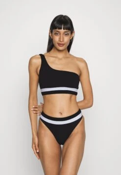 Seafolly Slice Of Splice Spliced High Rise - Bikinibroekje - White/Black -Only Mode Winkel 0858177d627046e48da87d430f71a089