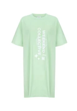 Twist Relaxed Fit Slogan And Visual Printed Combed Cotton - Jerseyjurk - Mint Green 11 Twist Relaxed Fit Slogan And Visual Printed Combed Cotton - Jerseyjurk - Mint Green -Only Mode Winkel 08c26445e6b74a7e8b76f4ecdc30f90e