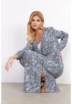 Soyaconcept Sc-Jasmin 2 - Maxi-Jurk - Bright Blue Combi -Only Mode Winkel 08ce672cfae243d3995103035b6fedd4