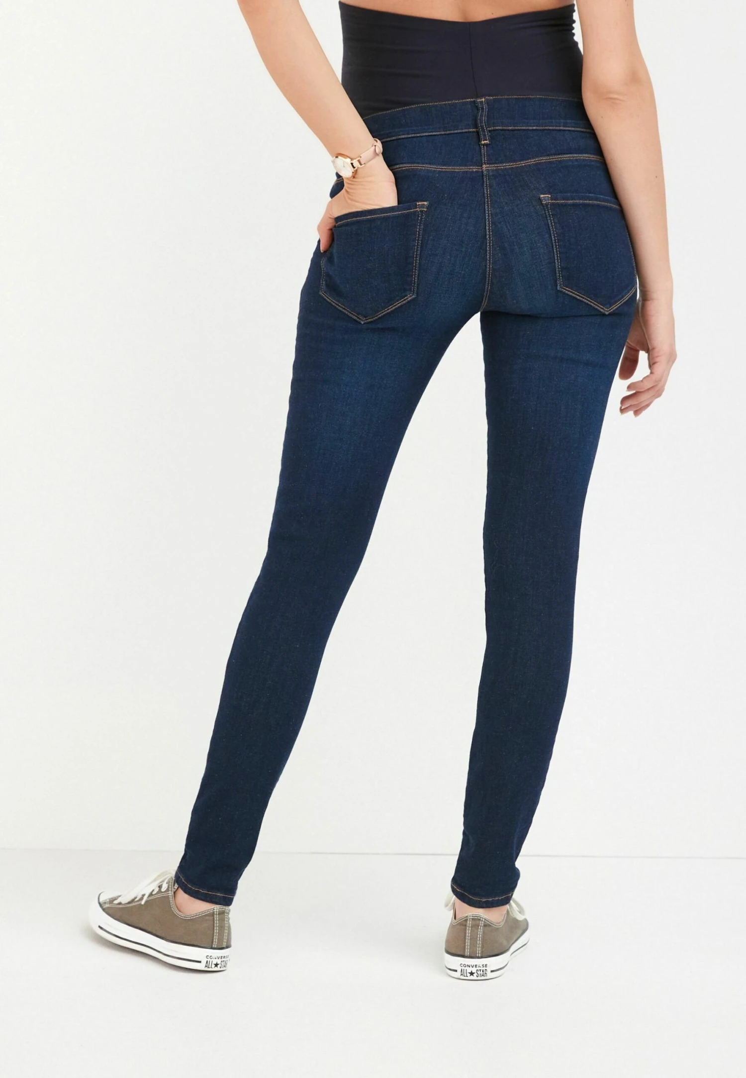 Next Jeans Skinny Fit - Mid Blue 2 Next Jeans Skinny Fit - Mid Blue - Afbeelding 2