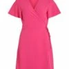 Vila Wickel Kurzärmeliges - Jurk - Pink Yarrow