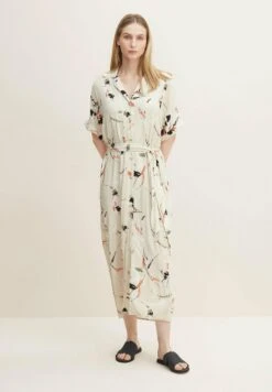 Tom Tailor Blousejurk - Sand Leaves Design