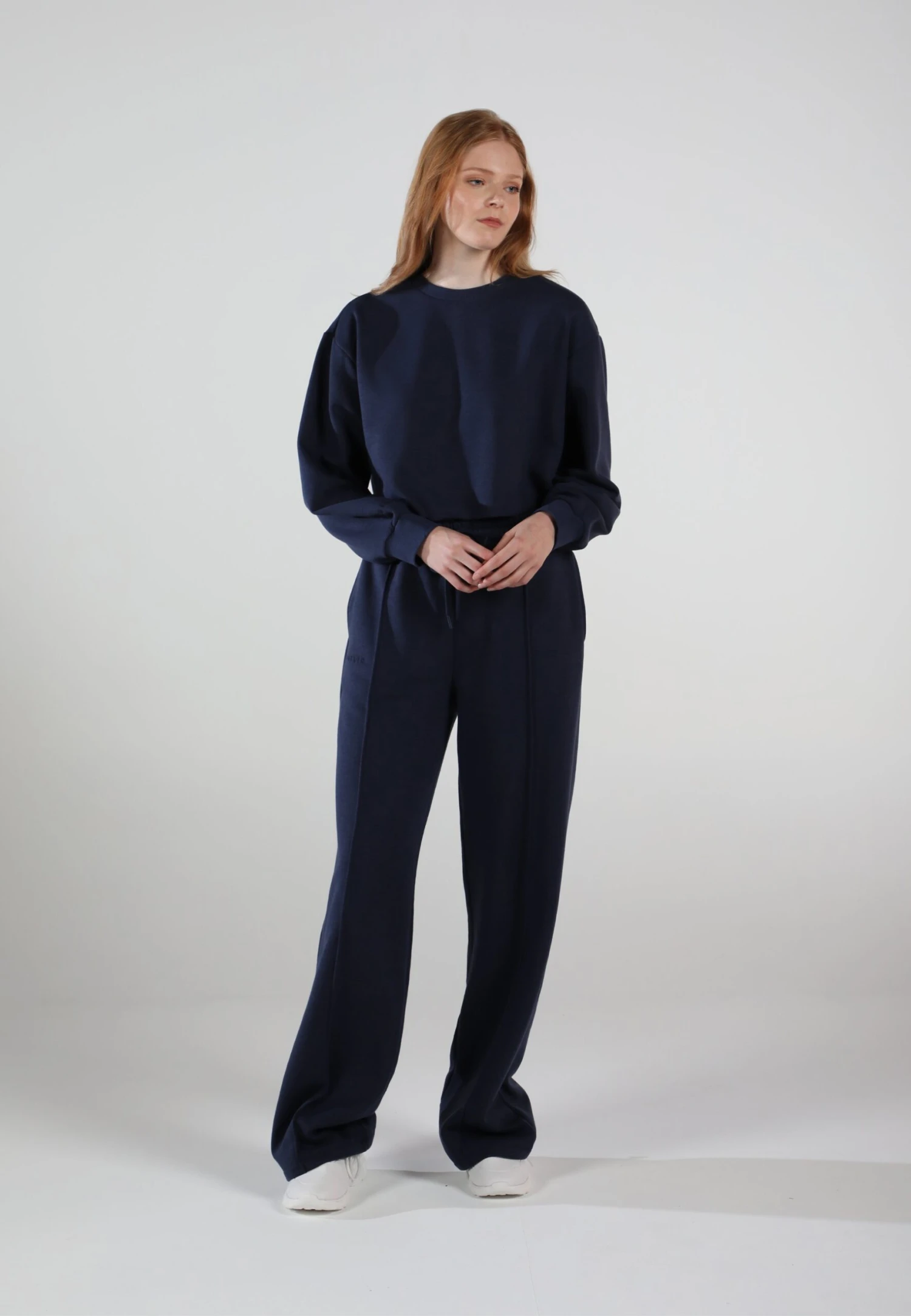 Wide Leg Palazzo E - Trainingsbroek - Midnight Navy 4 Wide Leg Palazzo E - Trainingsbroek - Midnight Navy - Afbeelding 4