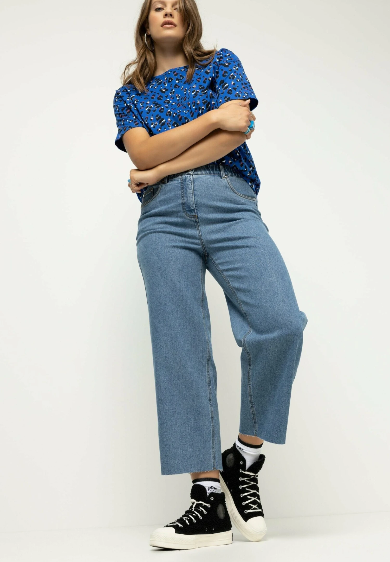 Cutted Onderaan - Straight Leg Jeans - Blue Denim 2 Cutted Onderaan - Straight Leg Jeans - Blue Denim - Afbeelding 2