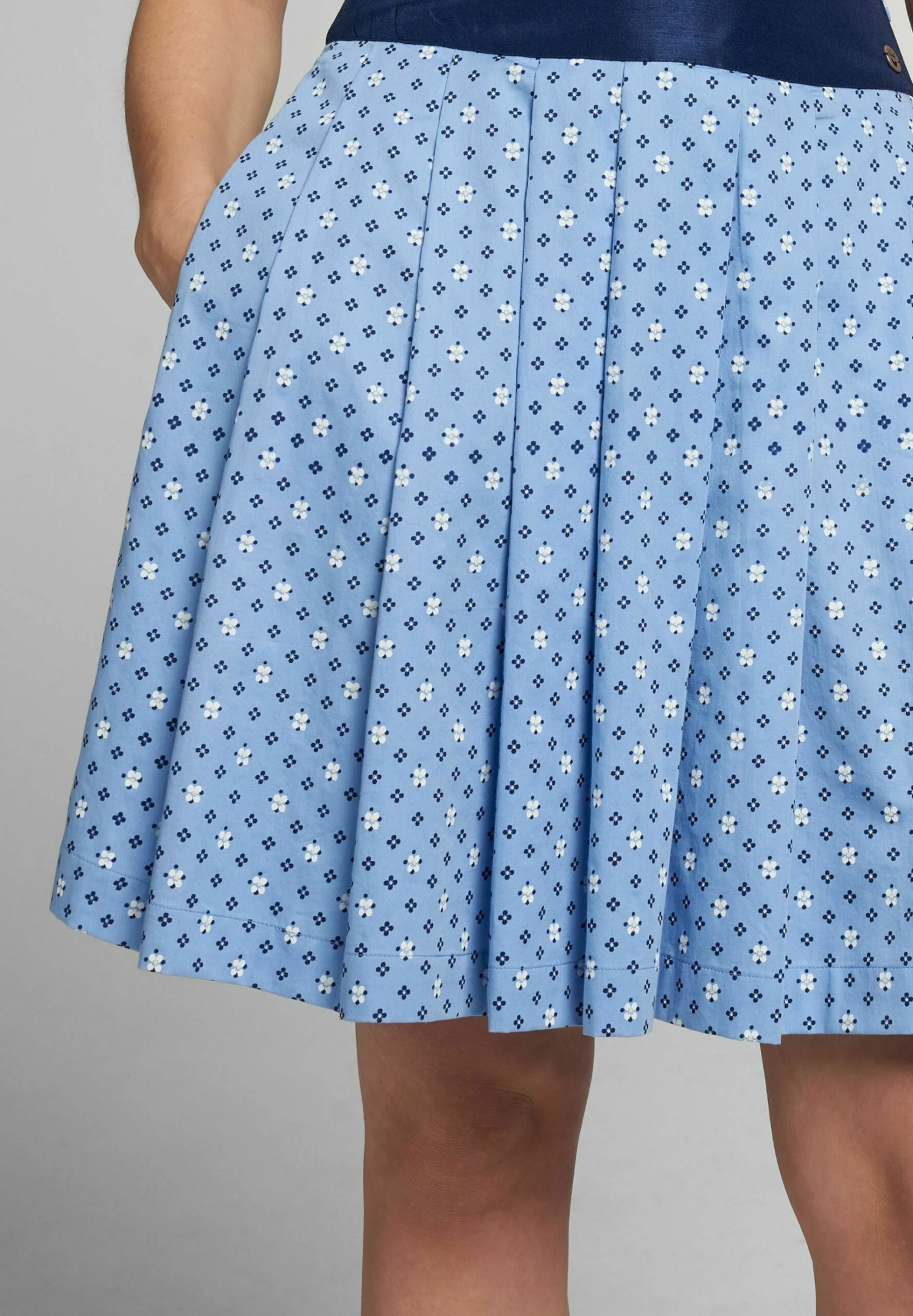 Spieth & Wensky Alexandra-Rock D - A-Lijn Rok - Blau 3 Spieth & Wensky Alexandra-Rock D - A-Lijn Rok - Blau - Afbeelding 3