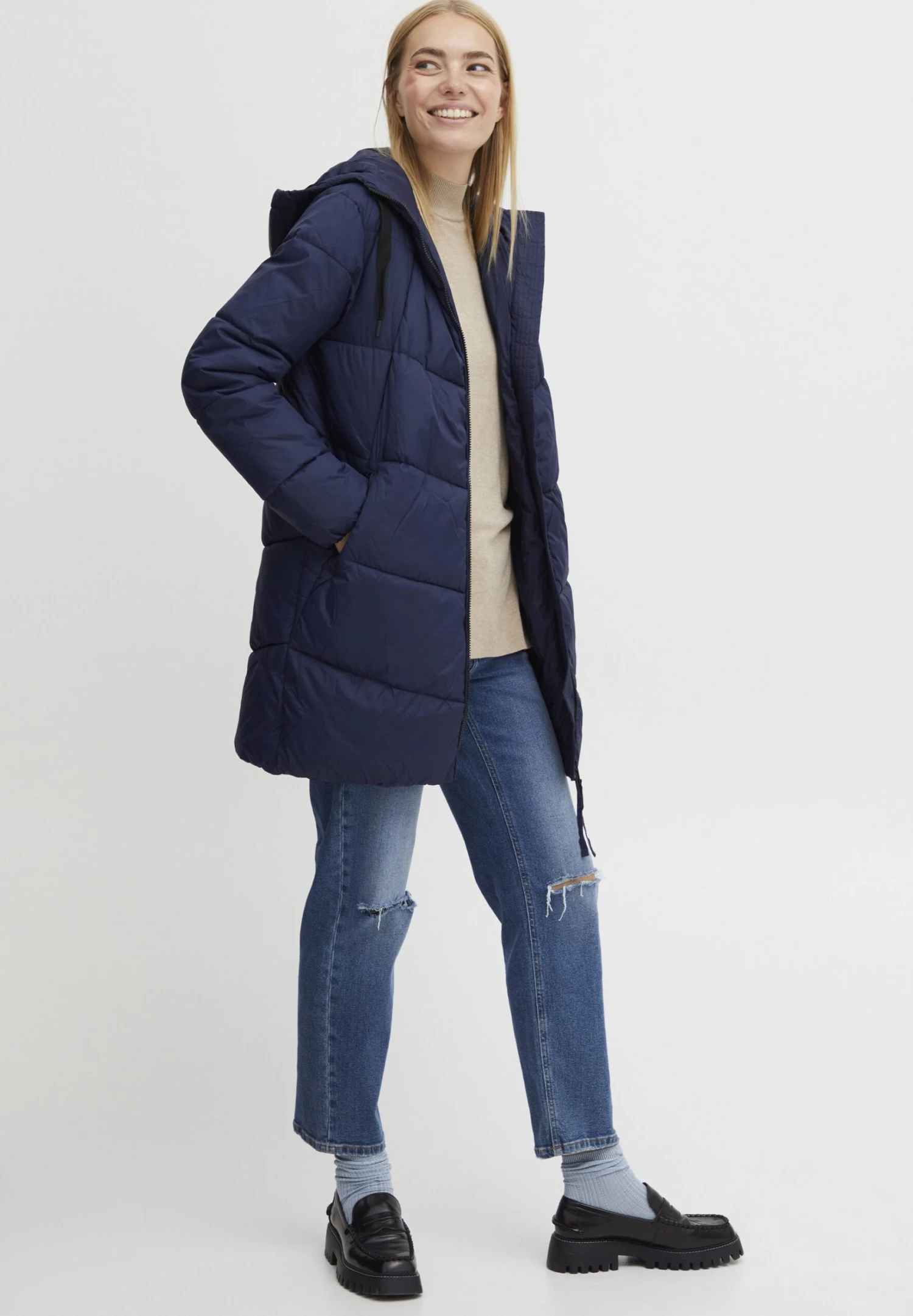 B.young Bybomina - Winterjas - Peacoat 2 B.young Bybomina - Winterjas - Peacoat - Afbeelding 2