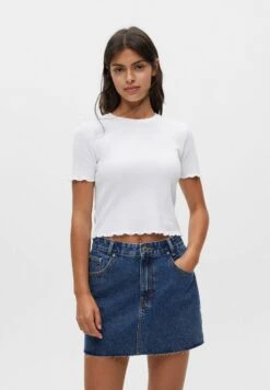 PULL & BEAR Jeansrok - Dark Blue Denim