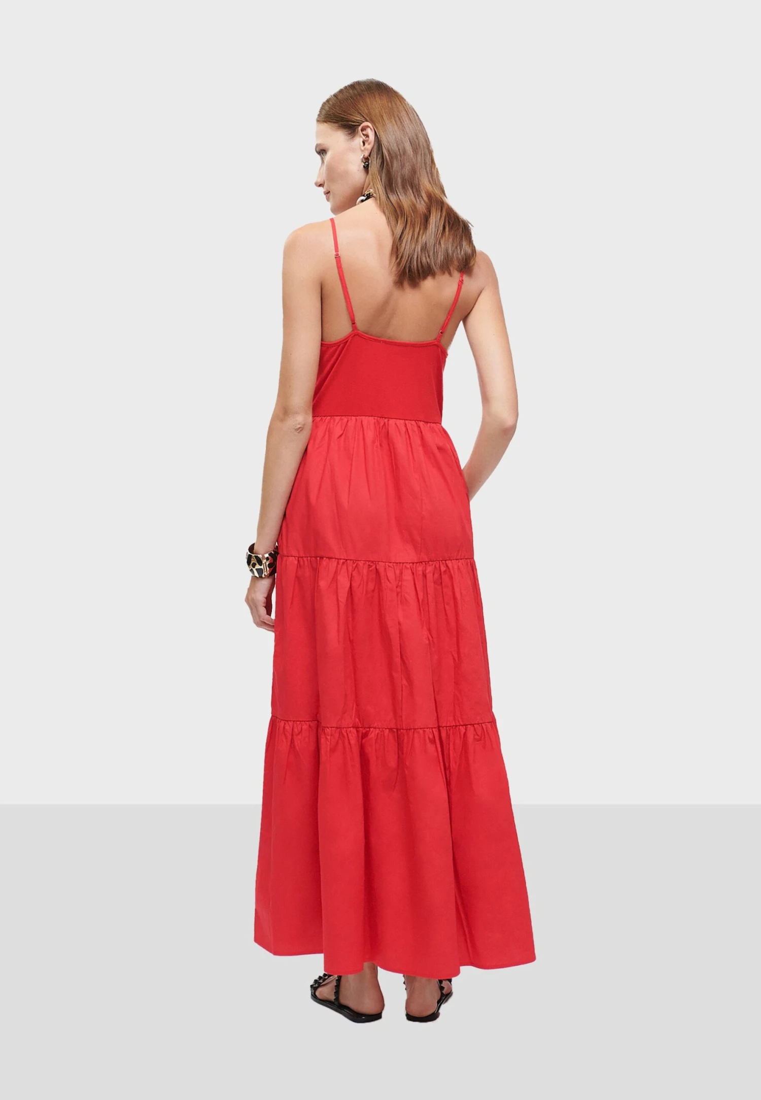 Maxi-Jurk - Red 2 Maxi-Jurk - Red - Afbeelding 2