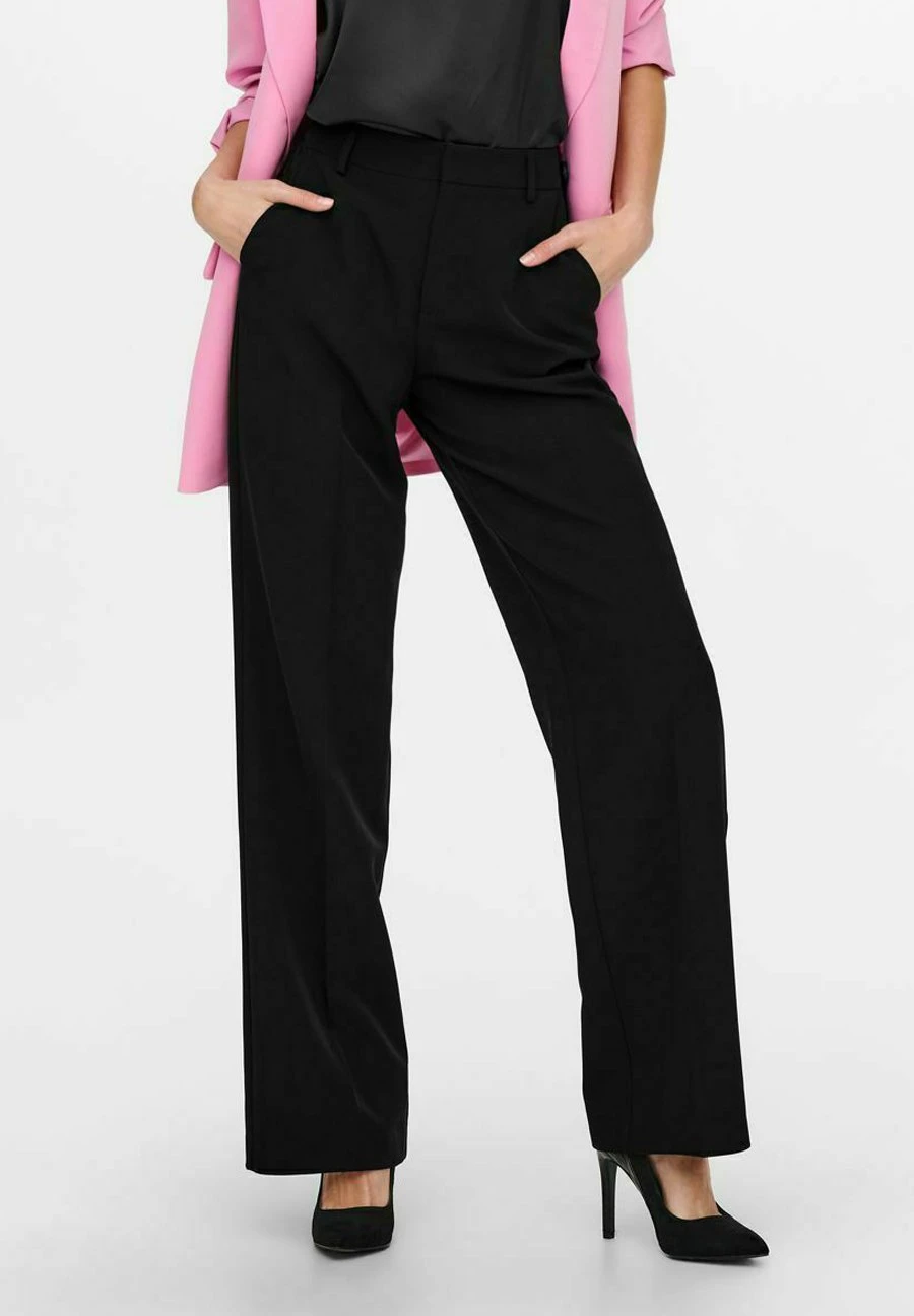 ONLY Wide Fit - Broek - Black 1 ONLY Wide Fit - Broek - Black