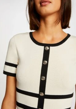 MORGAN Short Sleeves - Gebreide Jurk - Beige -Only Mode Winkel 0ba4a23af9a6405cb2dadaa719e57ca3