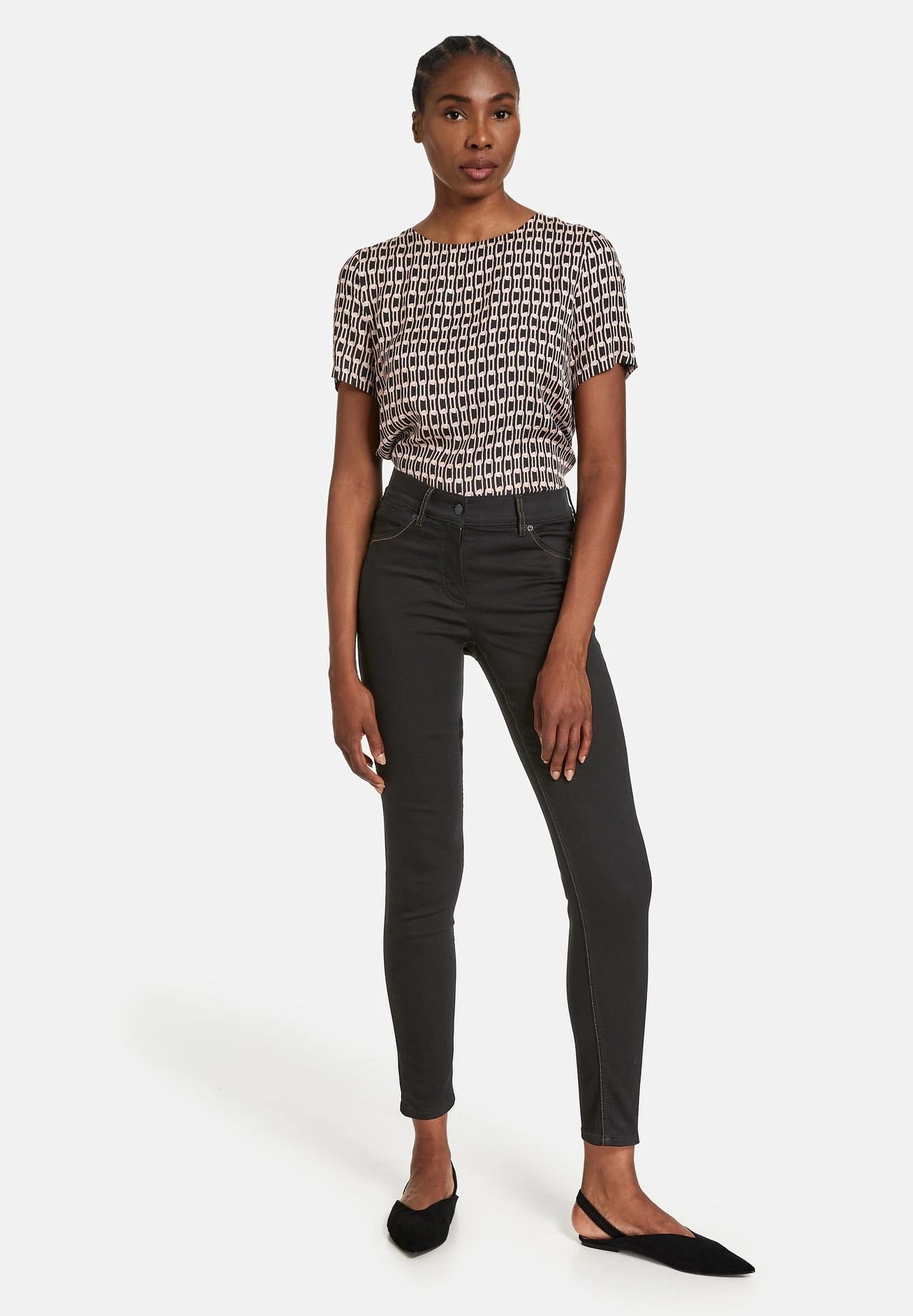 Gerry Weber 5-Pocket Best4Me Skinny - Jeans Skinny Fit - Black Denim 2 Gerry Weber 5-Pocket Best4Me Skinny - Jeans Skinny Fit - Black Denim - Afbeelding 2