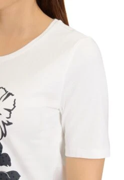 Betty Barclay Mit Aufdruck - T-Shirt Print - Weiß Dunkelblau -Only Mode Winkel 0bb31facb2104ae7b3a44332a5e693ea