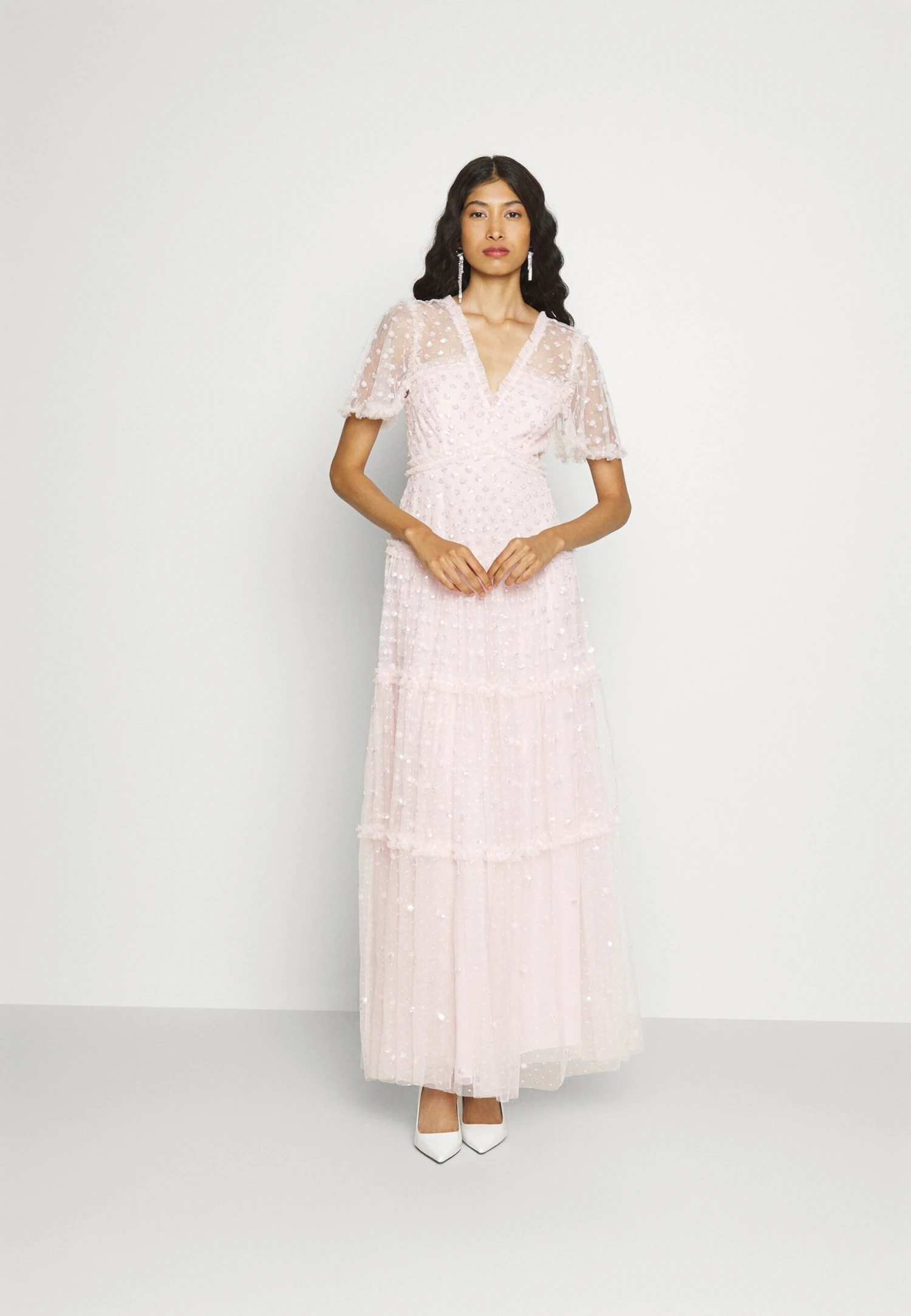 Needle & Thread Thea Ankle Gown - Galajurk - Dusk Pink 1 Needle & Thread Thea Ankle Gown - Galajurk - Dusk Pink