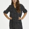 Kaffe Kamarana- Jurk - Black/Chalk Dots