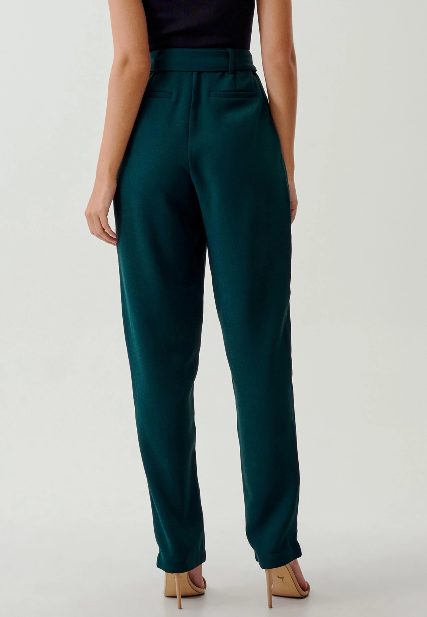 Tussah Alana- Broek - Emerald 3 Tussah Alana- Broek - Emerald - Afbeelding 3
