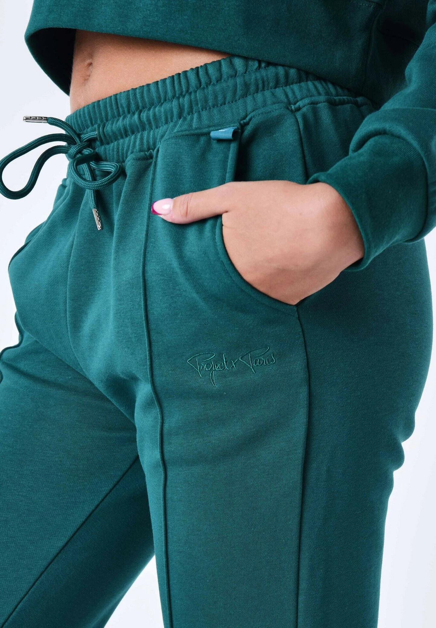 Basic Elastiqué - Trainingsbroek - Vert 4 Basic Elastiqué - Trainingsbroek - Vert - Afbeelding 4