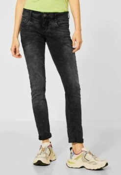 STREET ONE Jeans Skinny Fit - Schwarz